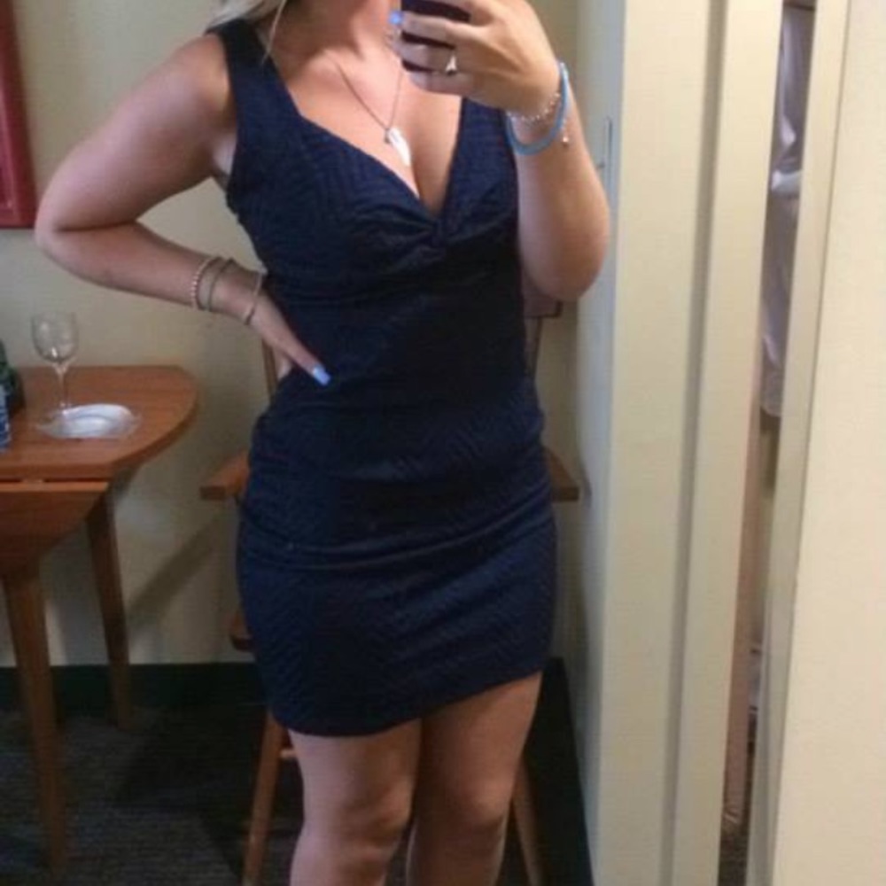 navy blue dress - Picture 4 of 4